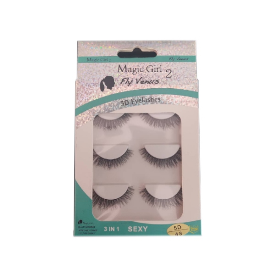 مژه 5 بعدی مجیک گرل سه جفتی شماره 48