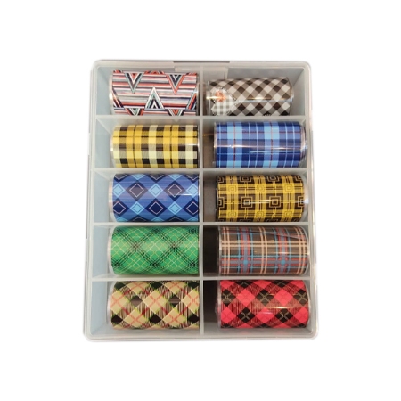 فویل ناخن پک 10 عددی