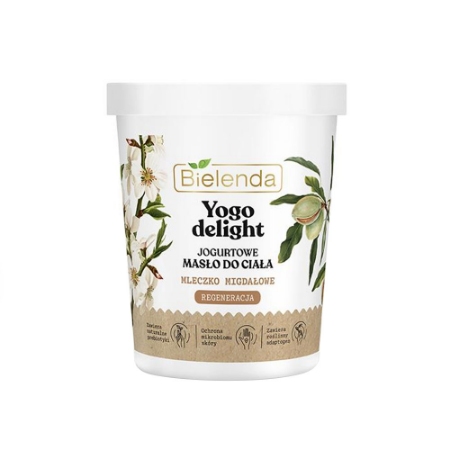 ماست بدن کره ای شیر بادام بی یلندا حجم 200 میلی لیتر