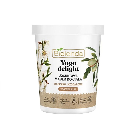 ماست بدن کره ای شیر بادام بی یلندا حجم 200 میلی لیتر