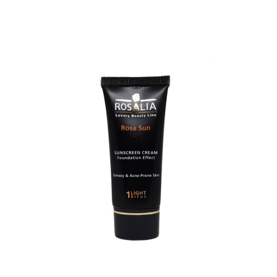 ضد آفتاب رزالیا مناسب پوست چرب مدل رزا سان SPF 50