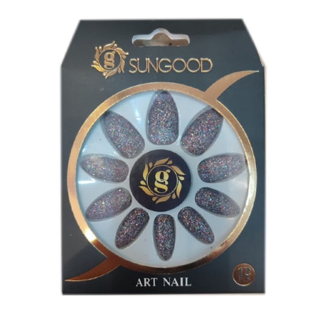 ناخن مصنوعی شنی سان گود مدل نوک تیز