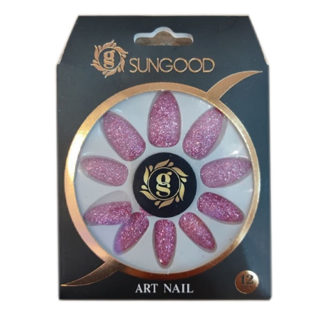 ناخن مصنوعی شنی سان گود مدل نوک تیز