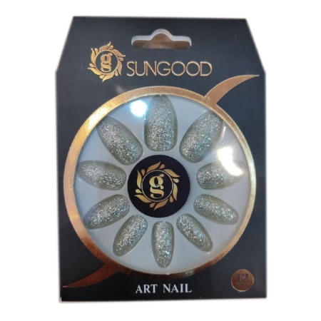 ناخن مصنوعی شنی سان گود مدل نوک تیز