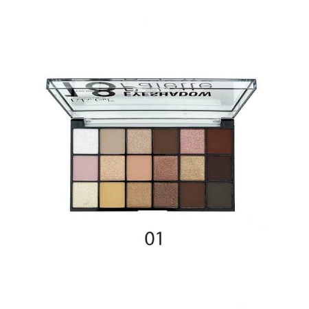 پالت سایه 18 رنگ دودوگرل شماره 01