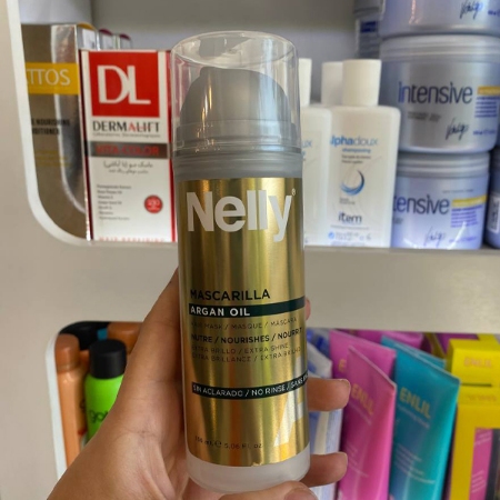 ماسک مو و نرم کننده فوری حاوی روغن آرگان نلی بدون نیاز به آبکشی 150 میلی لیتر