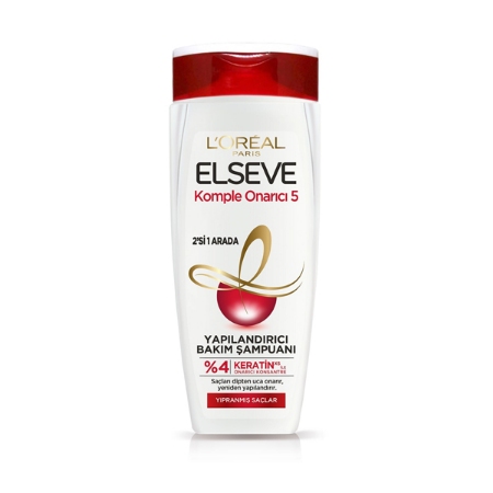 شامپو ترمیم کننده مو 2 در 1 لورآل Komple Onarici5