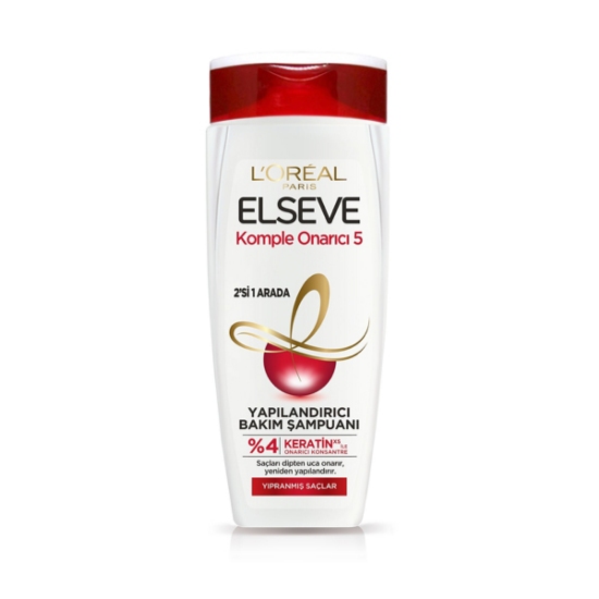 شامپو ترمیم کننده مو 2 در 1 لورآل Komple Onarici5