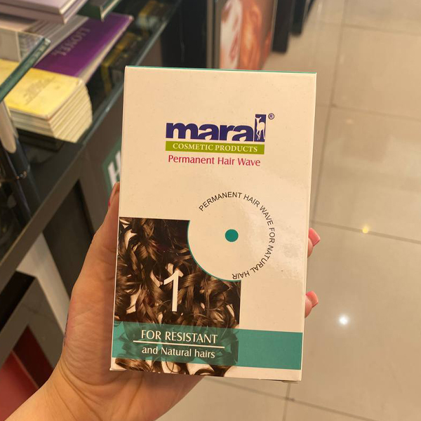 محلول فر کننده مو مارال برای موهای طبیعی و رنگ نشده