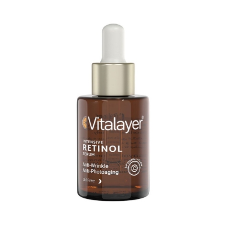 سرم ضد چروک قطره چکانی رتینول ویتالیر حجم 30 میلی لیتر