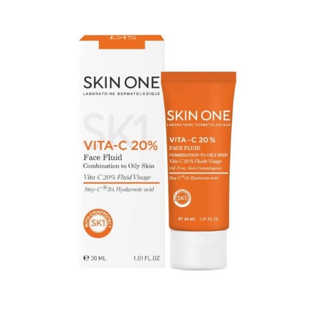 فلویید صورت مرطوب کننده اسکین وان مدل 20% ویتامین سی