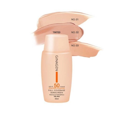 ضد آفتاب ژیناژن SPF50 مناسب پوست مختلط و چرب