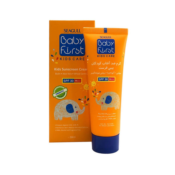 ضد آفتاب کودکان SPF30 سی گل مدل بیبی فرست