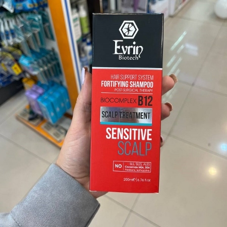 شامپو کف سر حساس مناسب کاشت اورین حجم 200 میلی لیتر