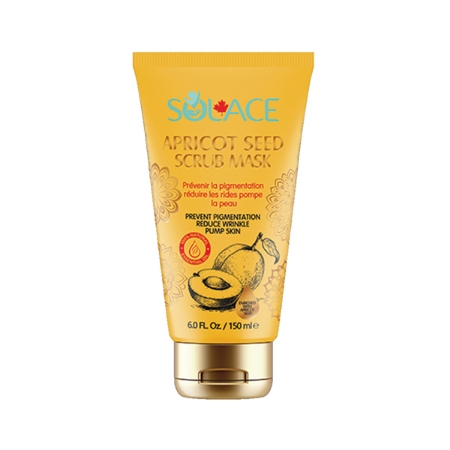 ماسک و اسکراب صورت حاوی هسته زردآلو سولس